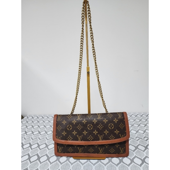 Louis Vuitton Handbags - LOUIS VUITTON Monogram Dame Clutch Bag Brown